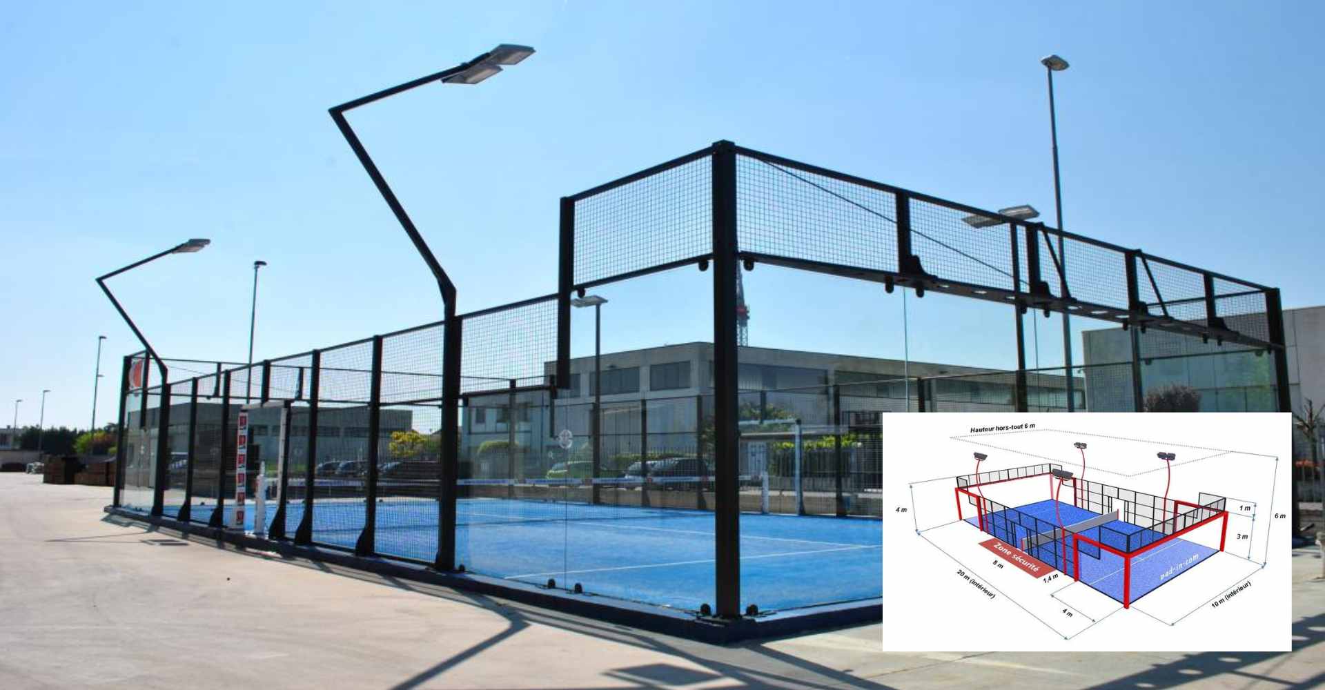 padel tenis kortu