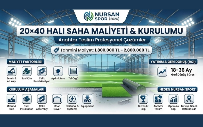 20x40 Halı Saha Maliyeti