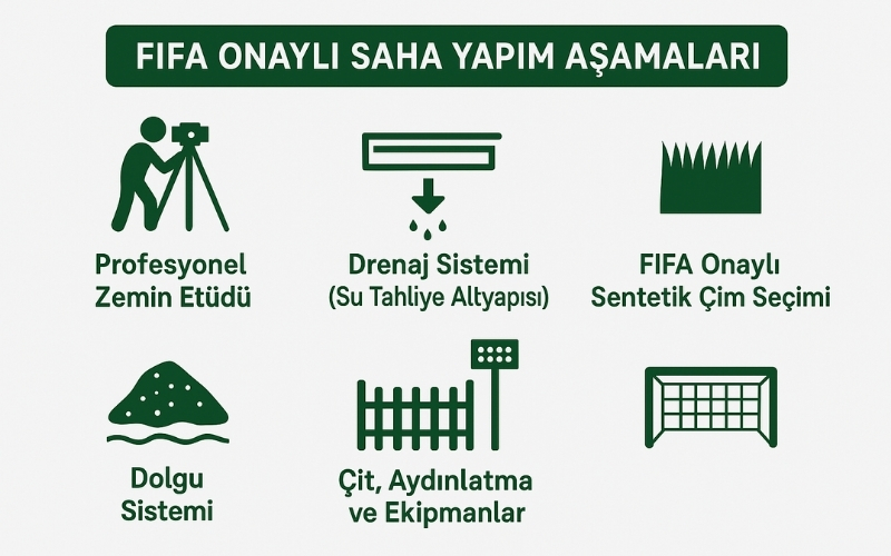 FIFA Onaylı Saha Yapım Aşamaları