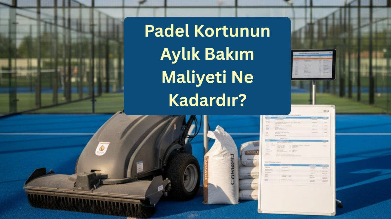 Padel Kortunun Aylık Bakım Maliyeti Ne Kadardır