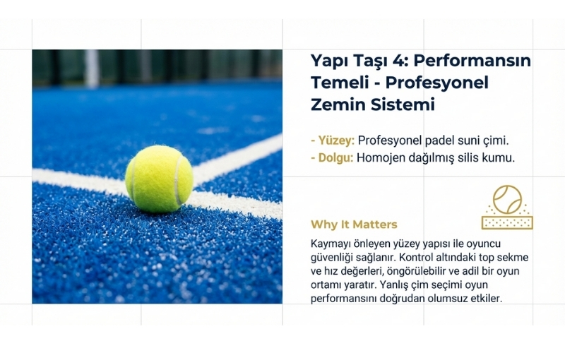 Zemin ve Suni Çim Özellikleri